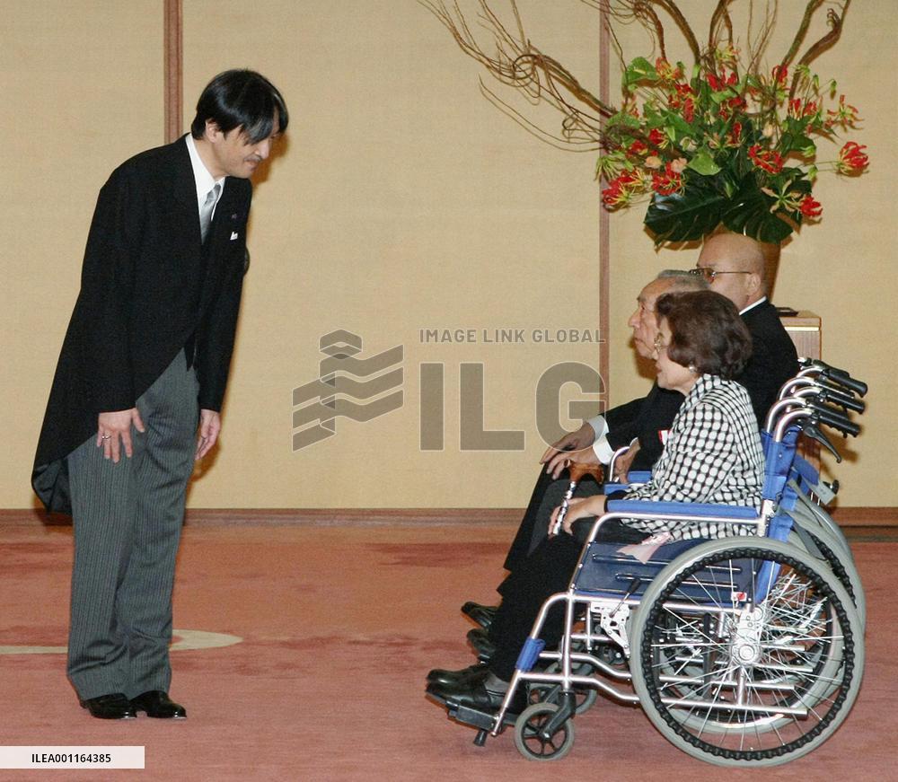 Prince acts on behalf of ailing emperor