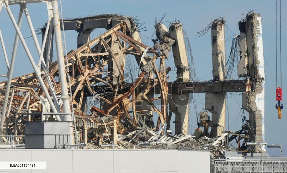 No. 3 unit building at Fukushima Daiichi power plant