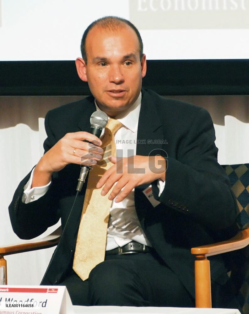 Ex-Olympus chief Woodford in Tokyo