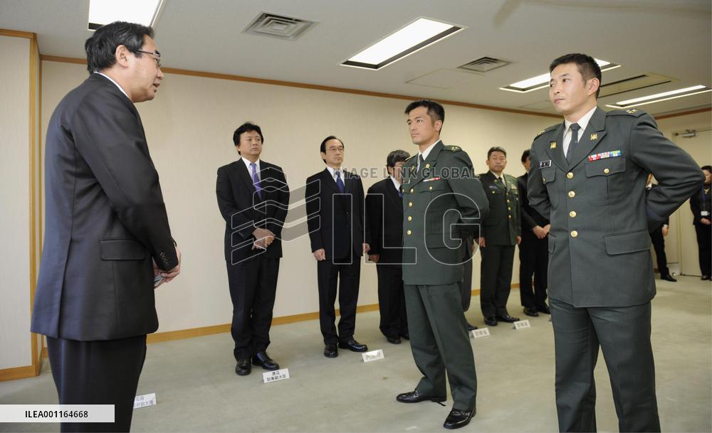 GSDF members to be dispatched to South Sudan