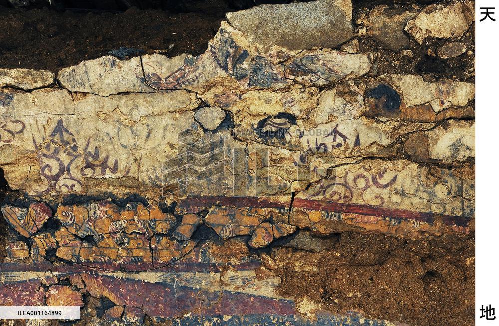 Murals of Okto-ri tomb in Nampho, N. Korea