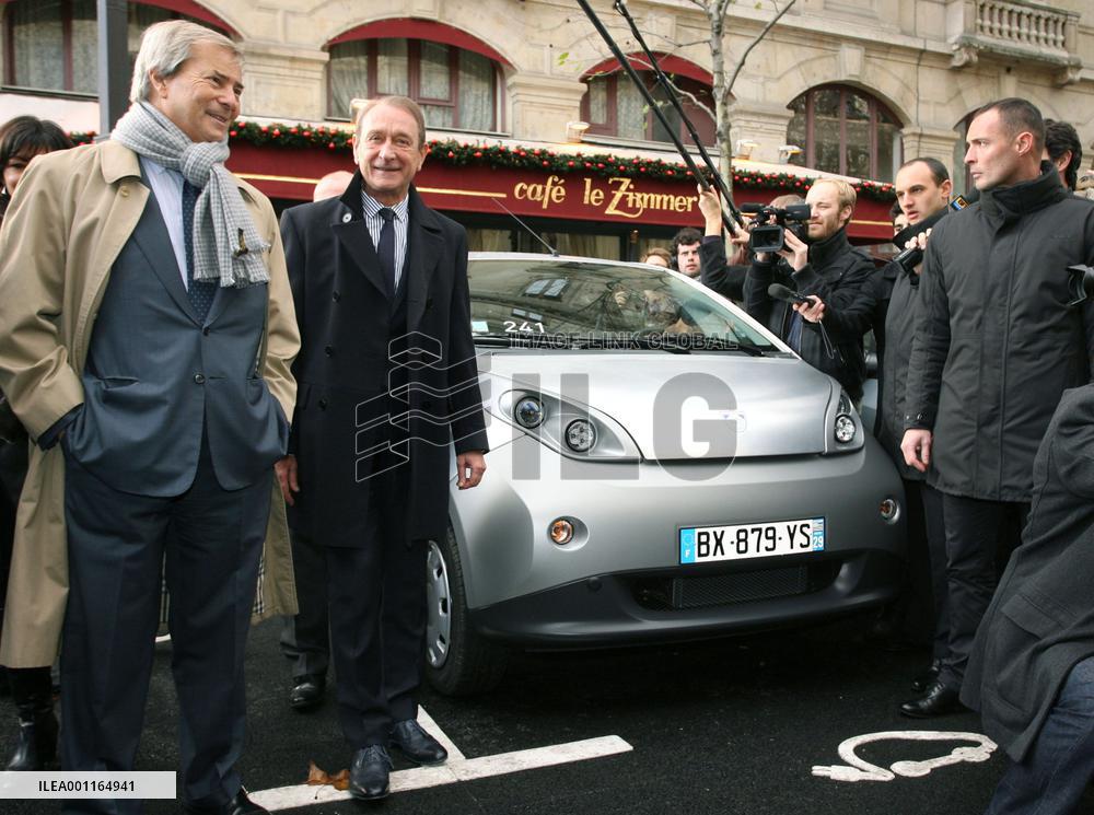 Paris launches electric car-sharing program