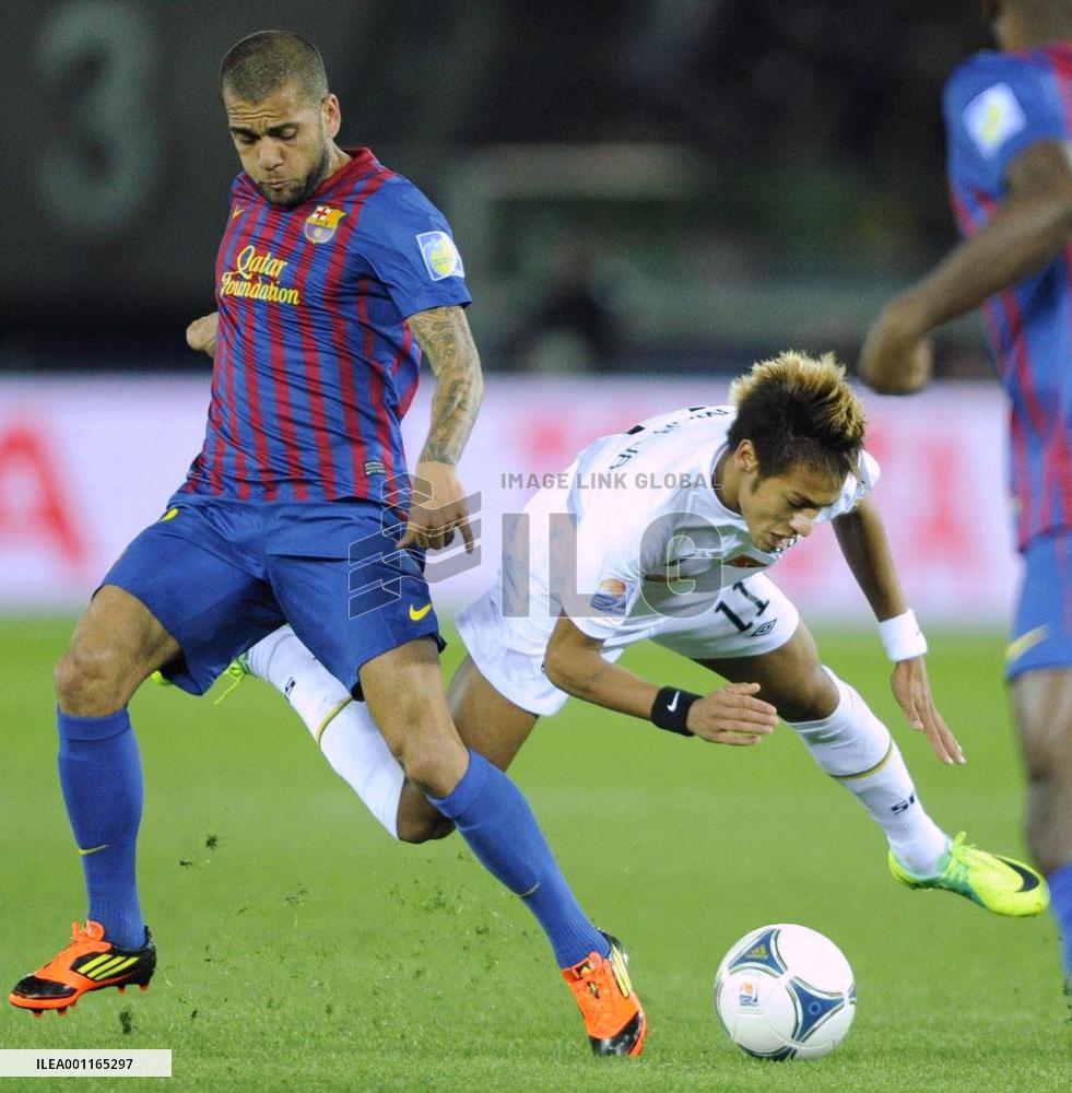 Santos' Neymar in Club World Cup final