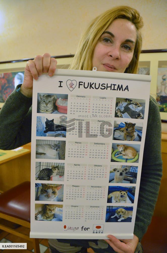 Calendar to support pets in Fukushima