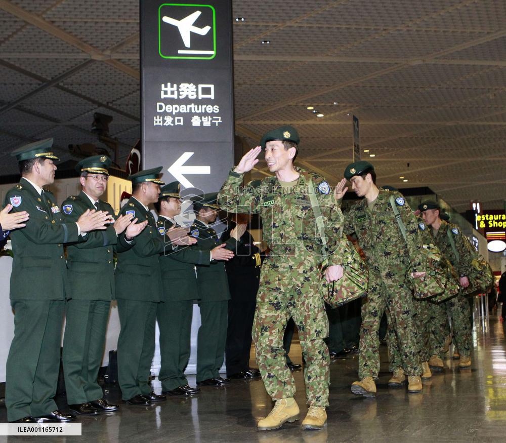 Members of GSDF leave for Africa