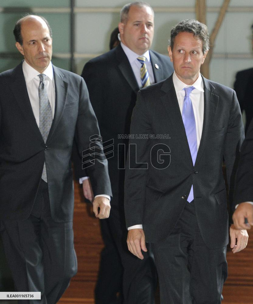 U.S. Treasury Secretary Geithner in Japan
