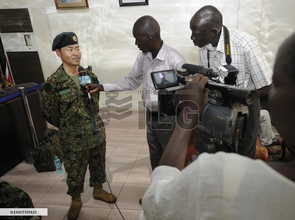 Japanese GSDF group arrives in S. Sudan