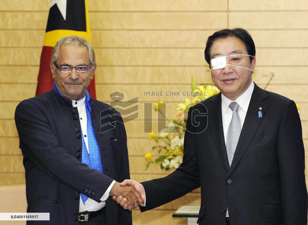 E. Timor president in Japan
