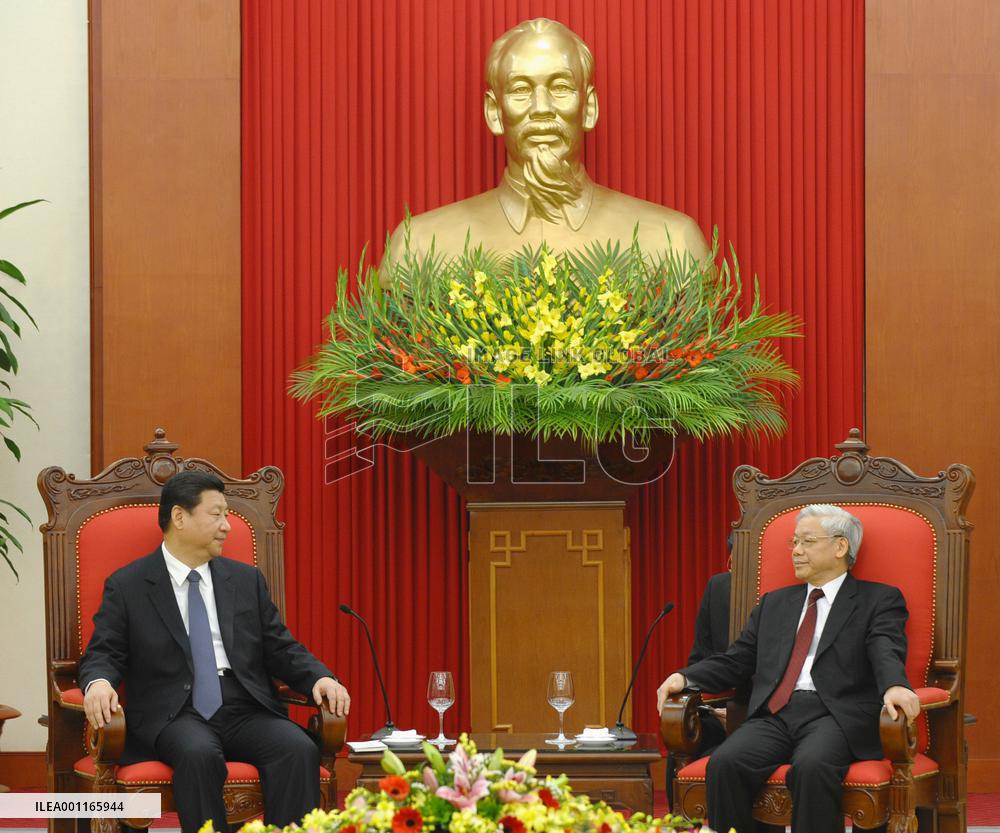 China's Xi, Vietnam's Trong