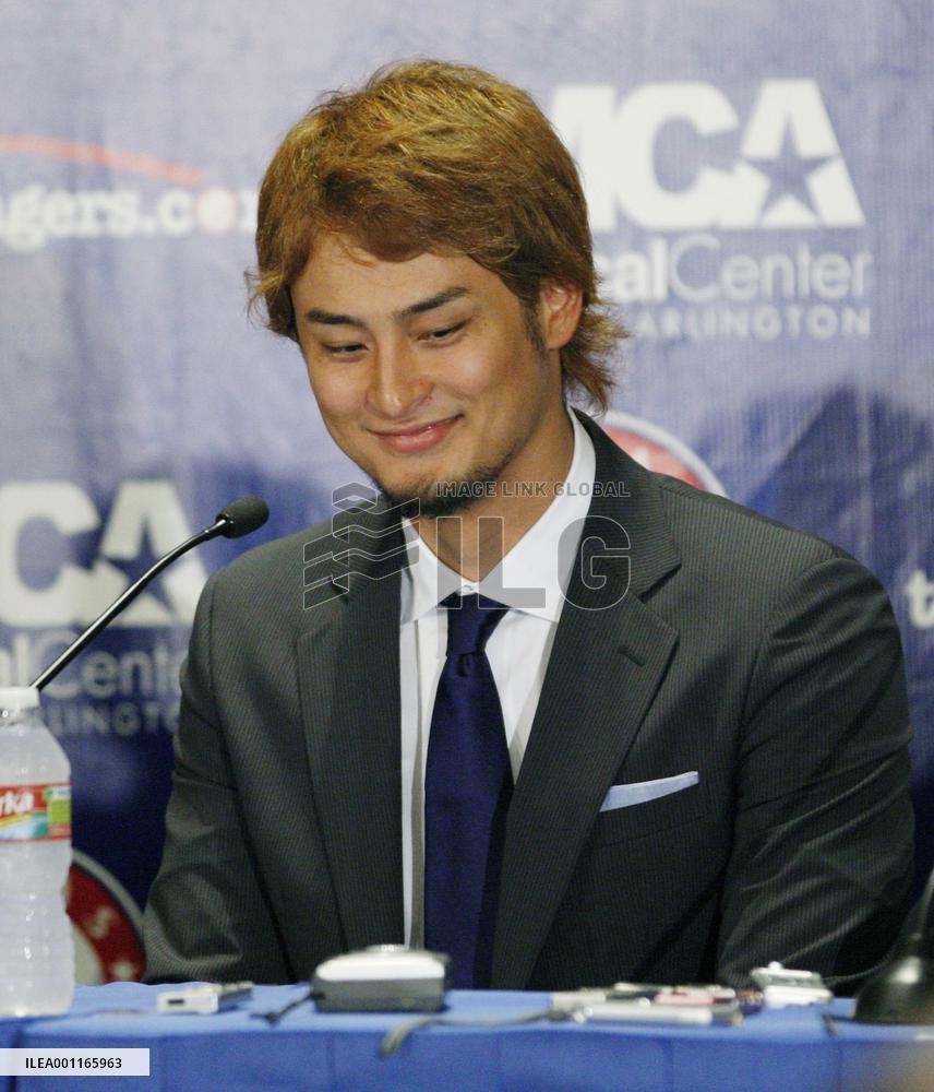 Darvish introduced as new Texas Rangers pitcher