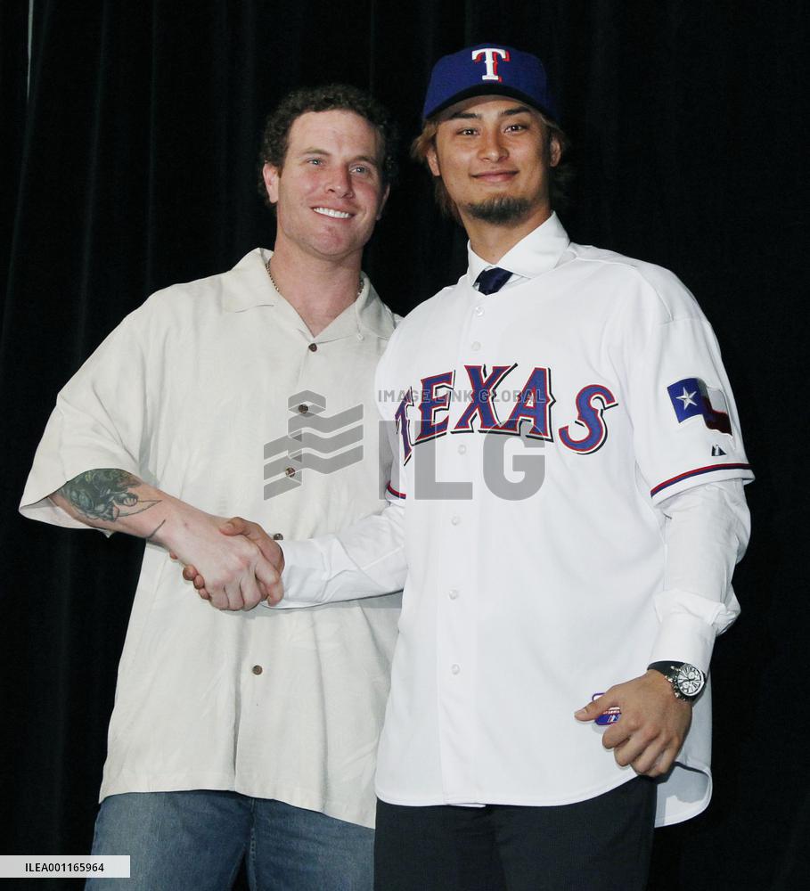 Darvish introduced as new Texas Rangers pitcher
