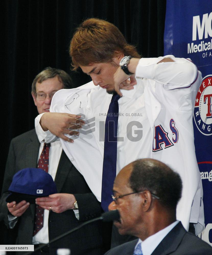 Darvish introduced as new Texas Rangers pitcher