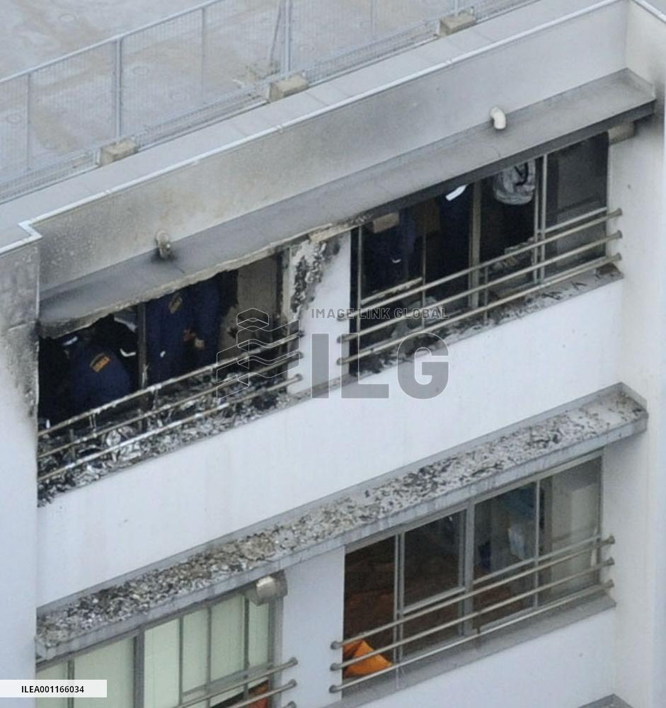 Explosions rock science room at Osaka school