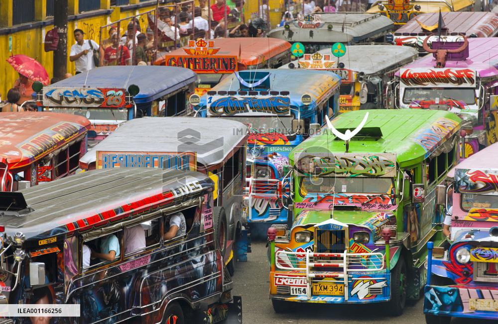 Jeepneys in Philippines