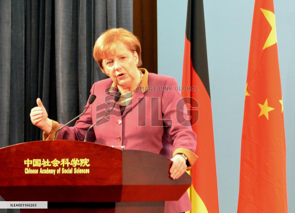 Merkel in China