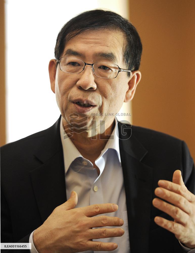Seoul Mayor Park in interview