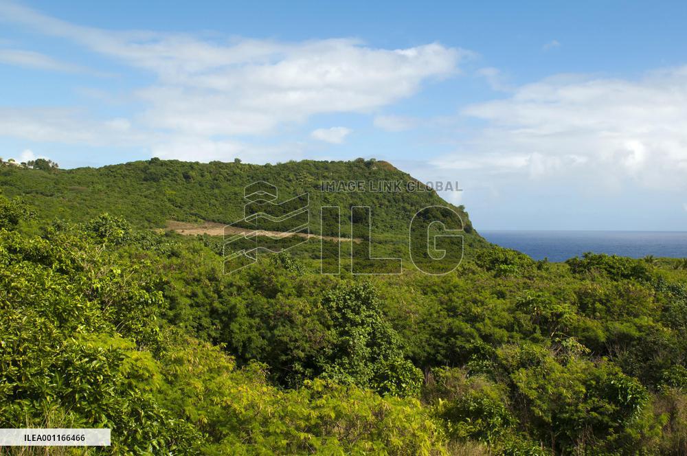 Planned shooting range site for U.S. Marines on Guam
