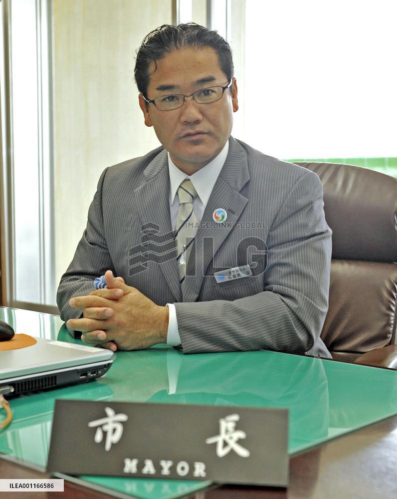 New Ginowan Mayor Sakima