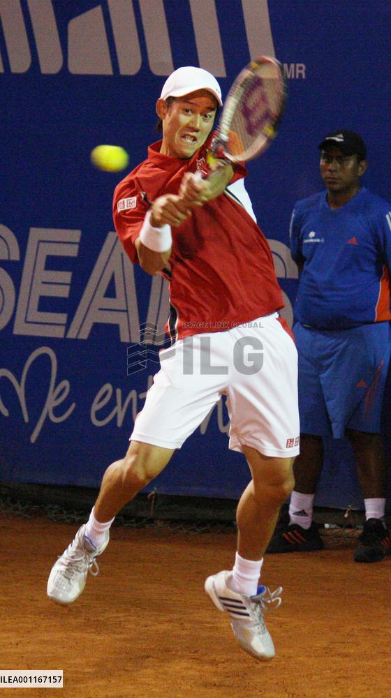 Nishikori loses in 2nd round at Mexican Open