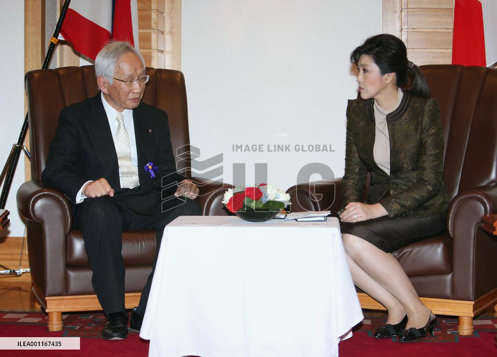 Yingluck in Japan