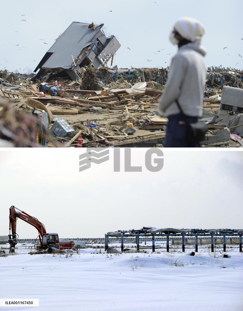 Soon after disaster, a year later