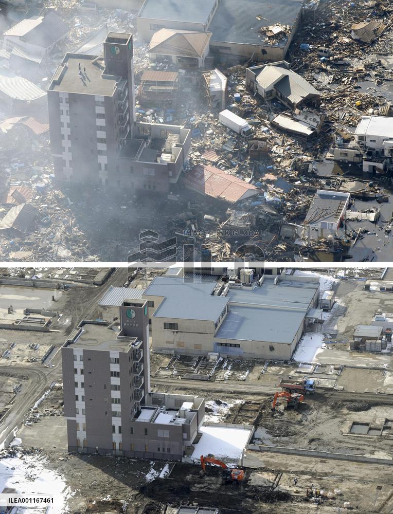 Soon after disaster, a year later