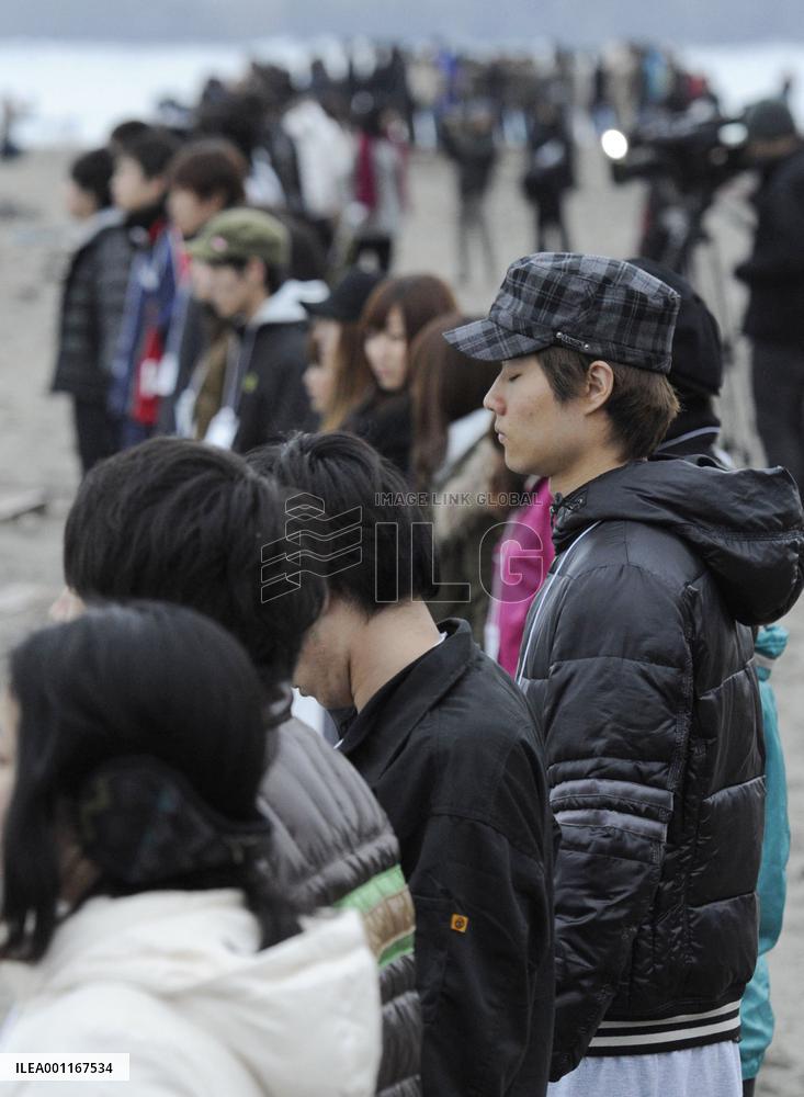 Holding hands in prayer
