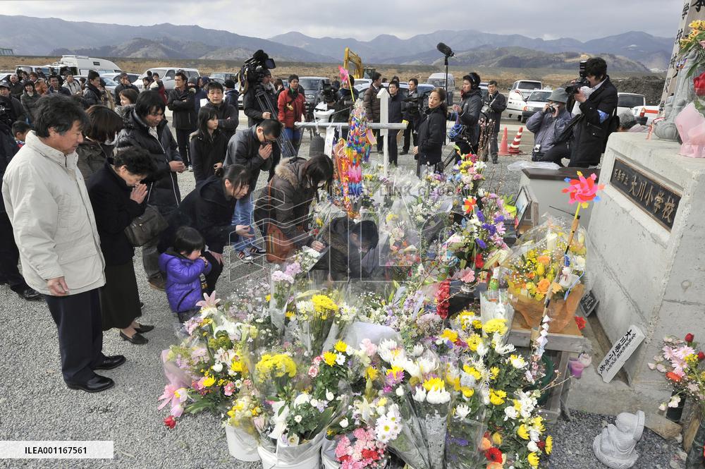 1st anniversary of tsunami