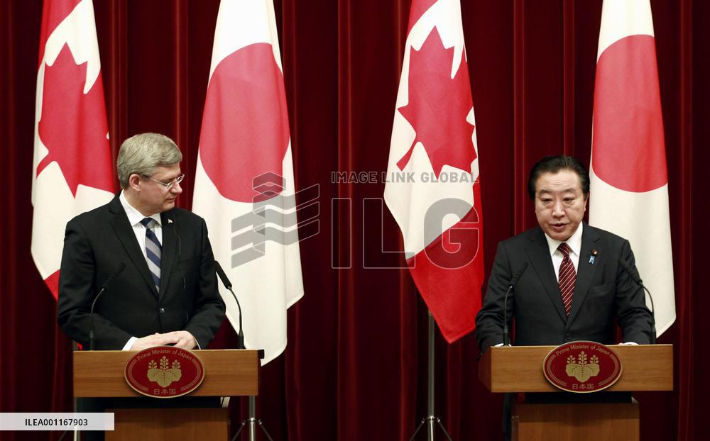 Japanese, Canadian prime ministers