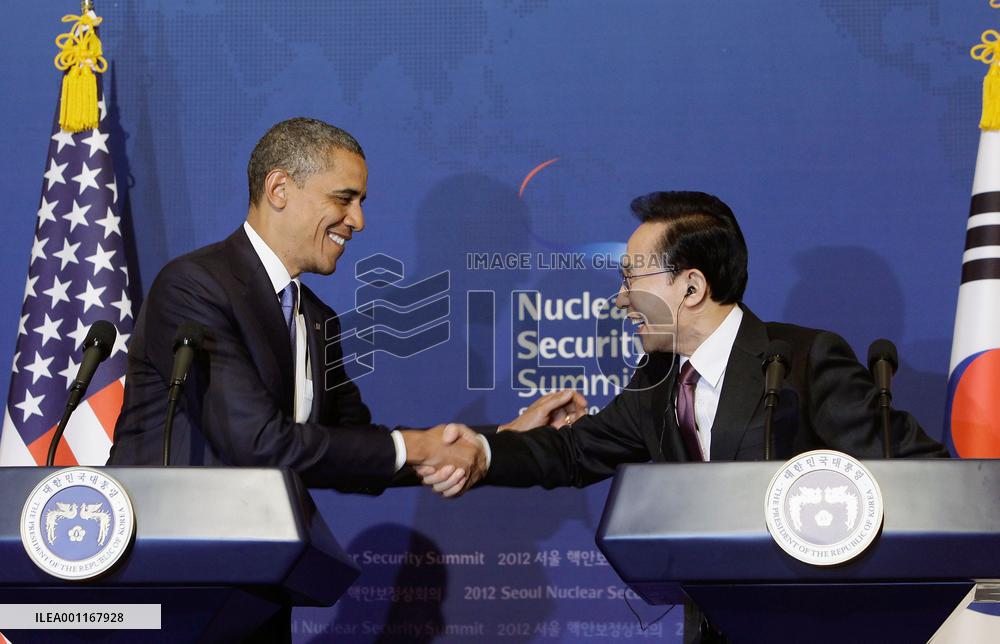 U.S., S. Korean presidents