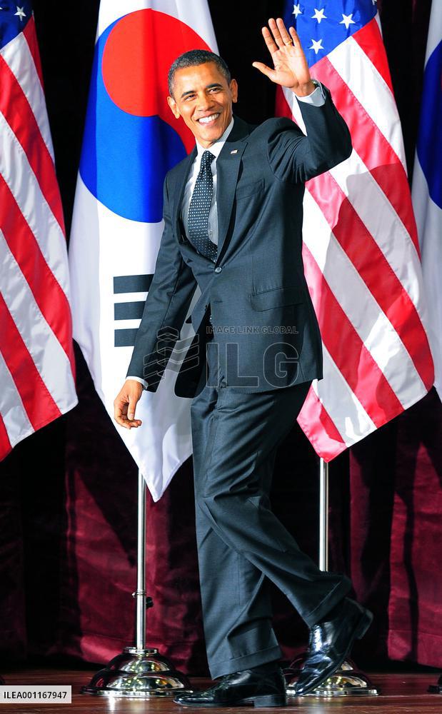 Obama in Seoul