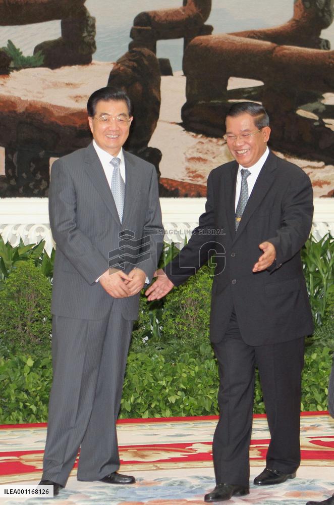 China president in Cambodia