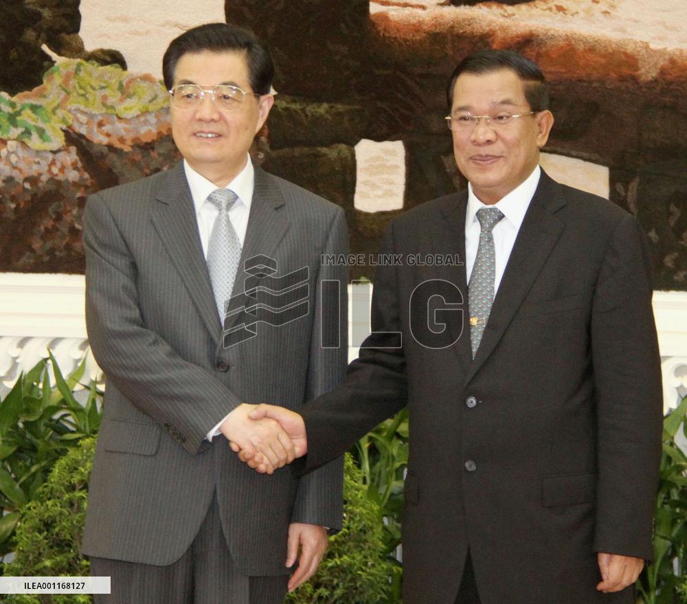 China president in Cambodia