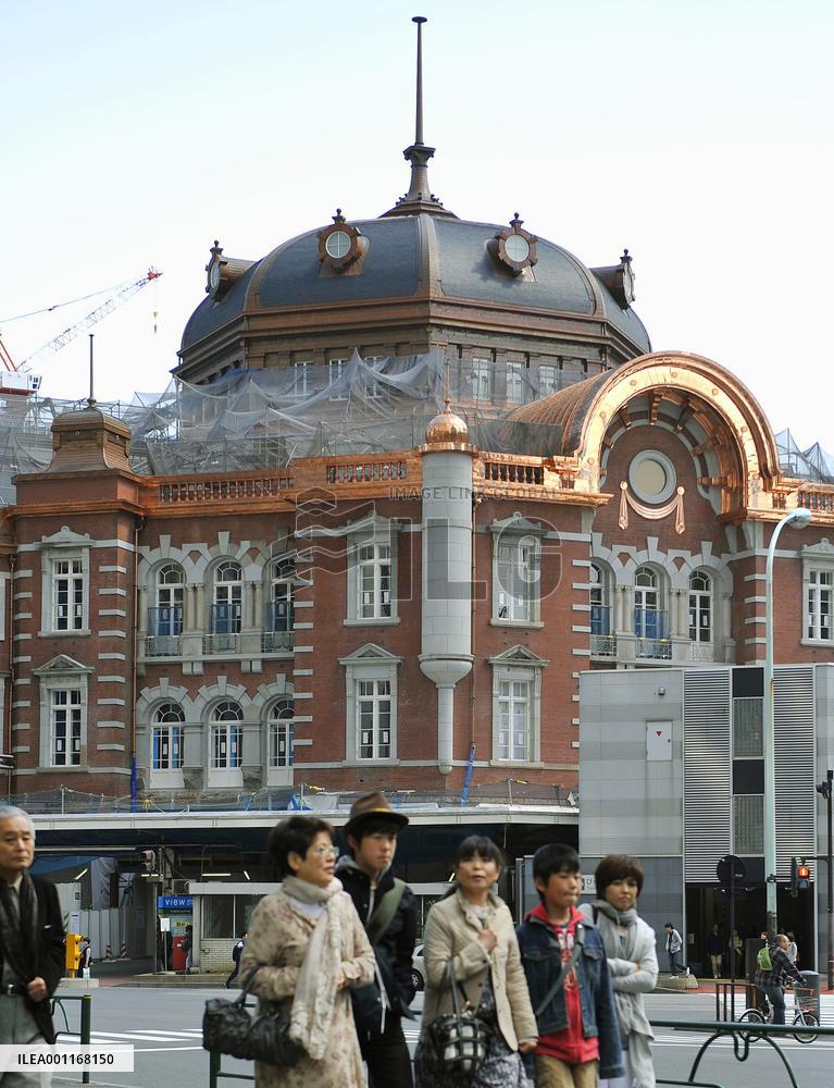 Retro look at Tokyo Station