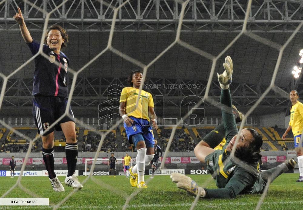 Japan beat Brazil to win Kirin Challenge Cup