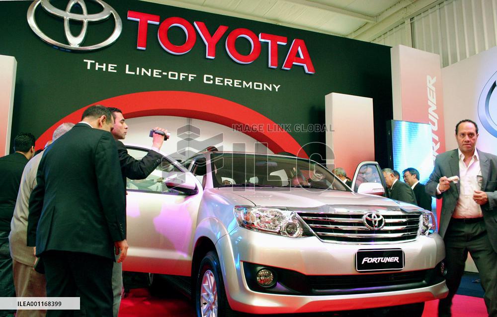 Toyota produces SUVs in Egypt