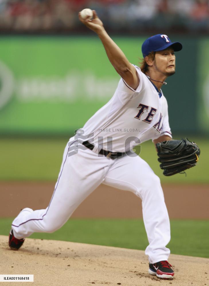 Darvish makes major league debut