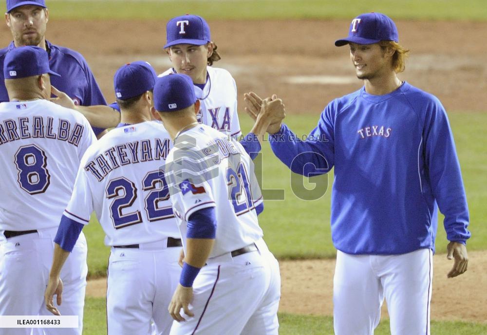 Darvish makes major league debut