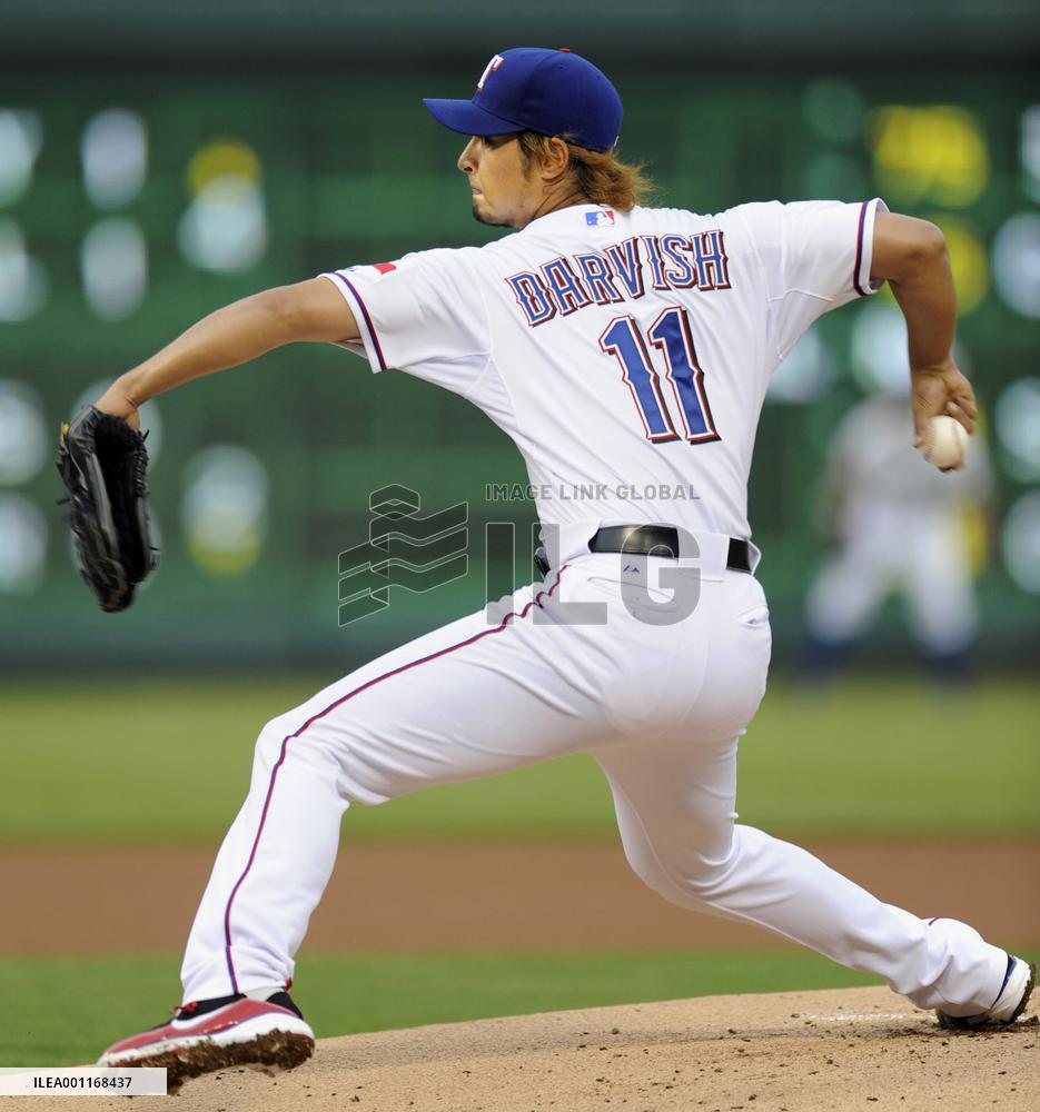 Darvish makes major league debut