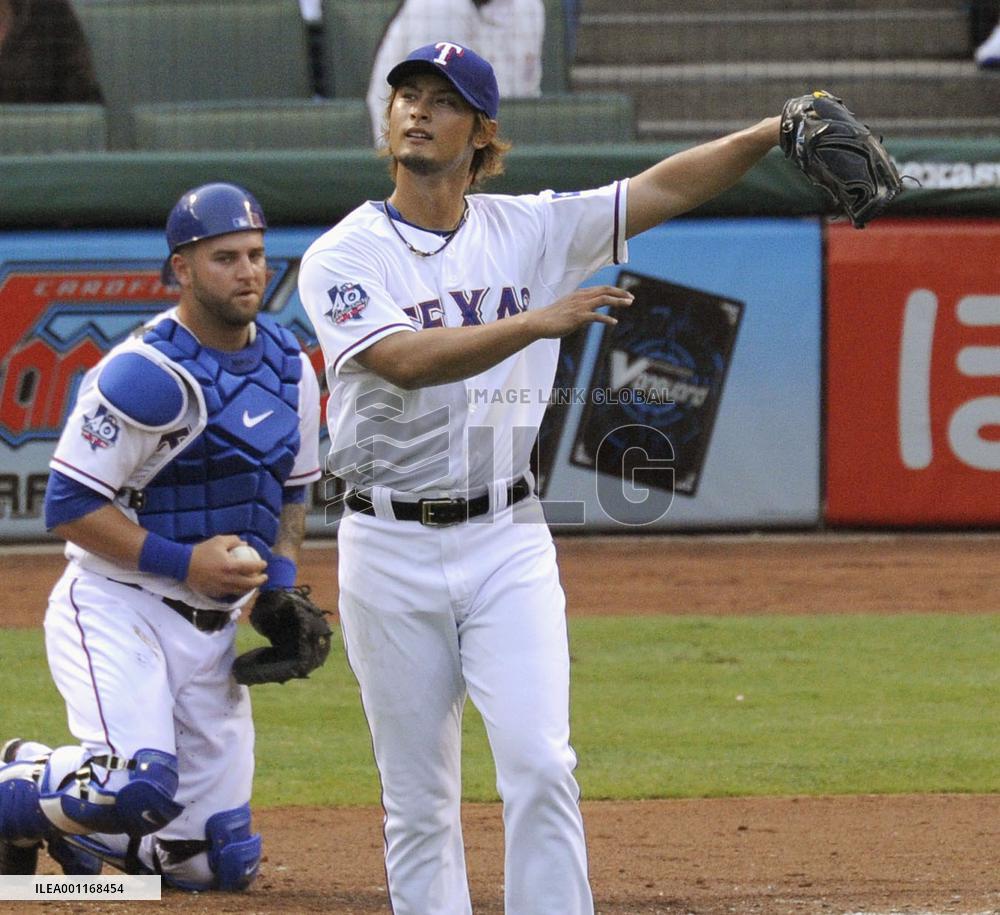 Darvish makes major league debut
