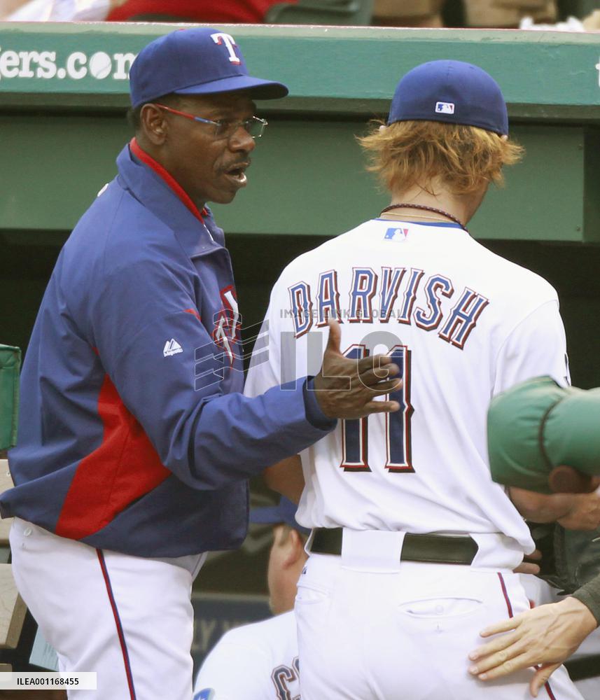 Darvish makes major league debut
