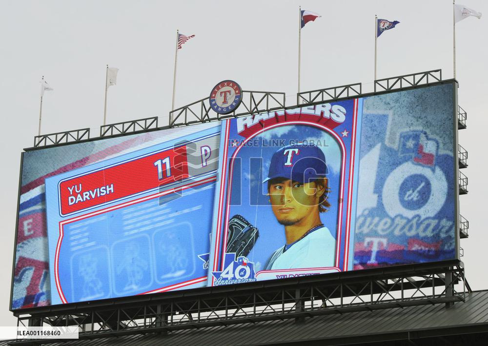 Darvish makes major league debut