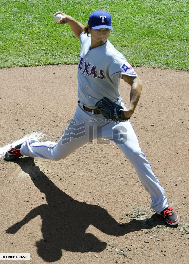 Darvish in 2nd major league start