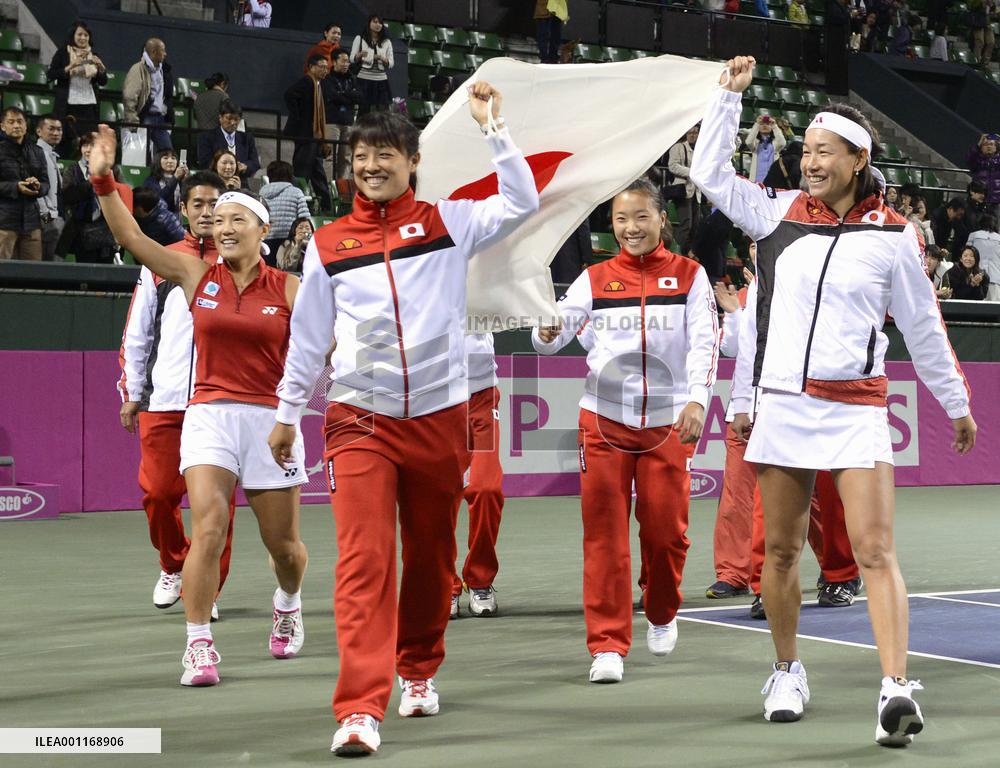 Japan earns promotion to Fed Cup World Group