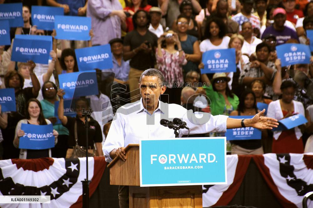 Obama at Richmond election rally