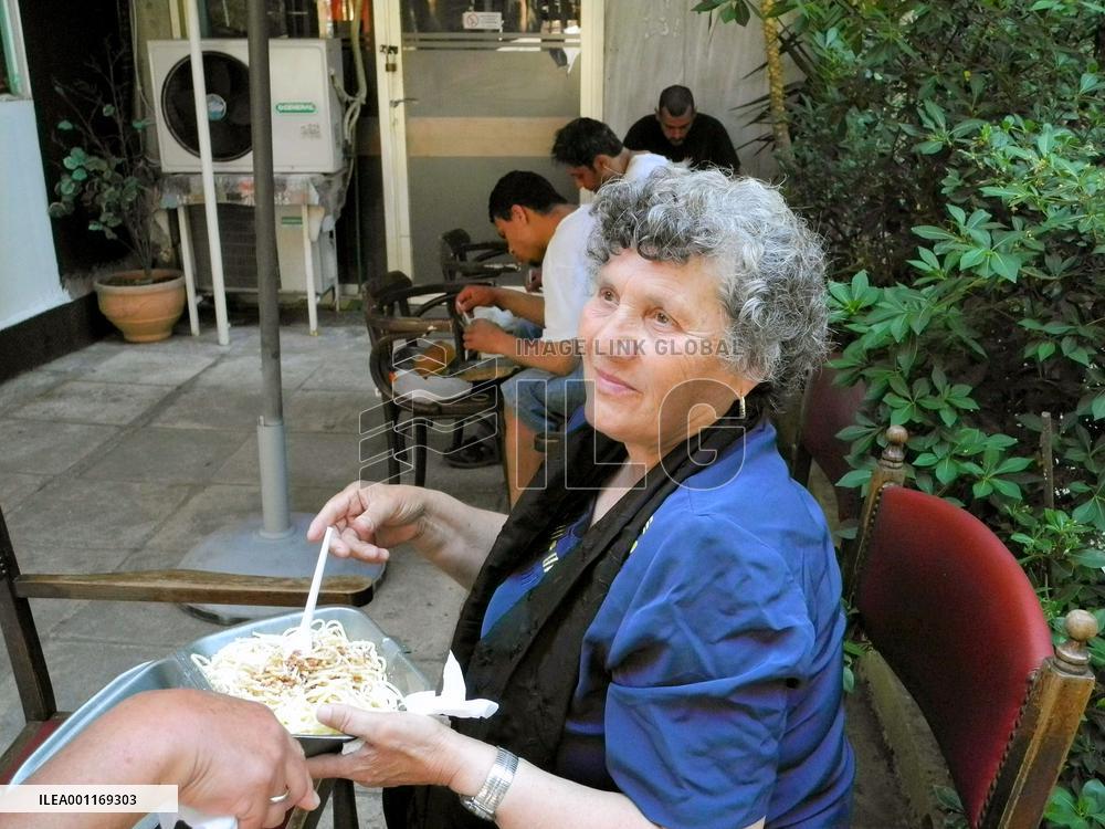 Soup kitchen in Athens