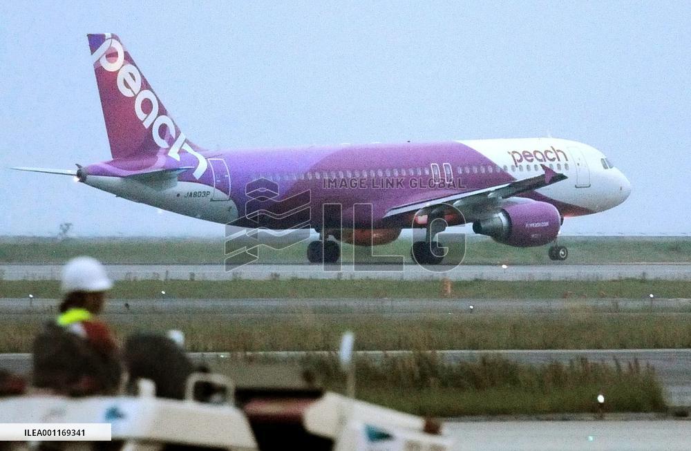 Peach Aviation launches 1st int'l flights
