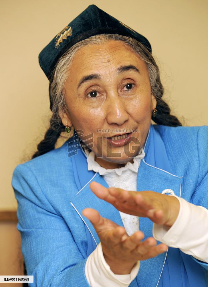 World Uyghur Congress leader Kadeer in Japan