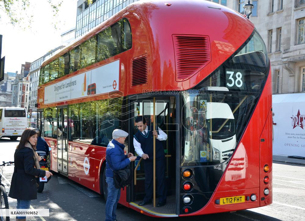 Double-decker bus in London
