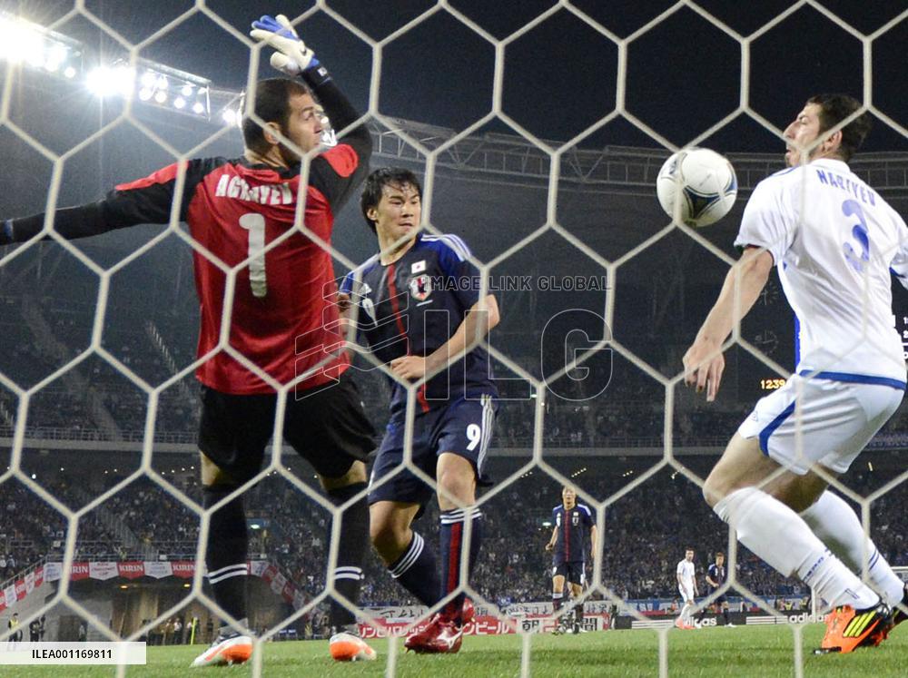 Japan beat Azerbaijan in World Cup warm-up match
